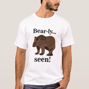 Brown Bear Animal Funny Humor Quote T-Shirt