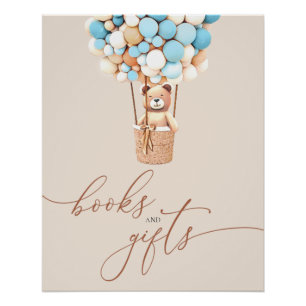 Brown Bear Balloons Baby Books and Gifts Poster