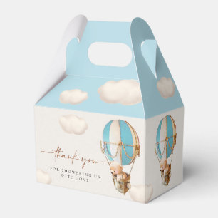 Brown Bear Balloons Favour Box