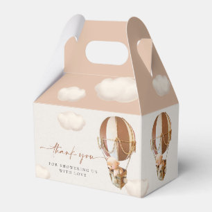 Brown Bear Balloons Favour Box