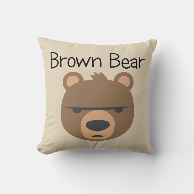 Brown Bear Cushion (Front)