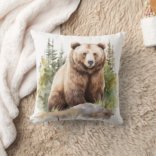 Brown Bear Cushion (Blanket)