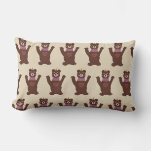Brown Bear Cushion for Kids