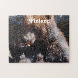 Brown Bear in Finland Jigsaw Puzzle