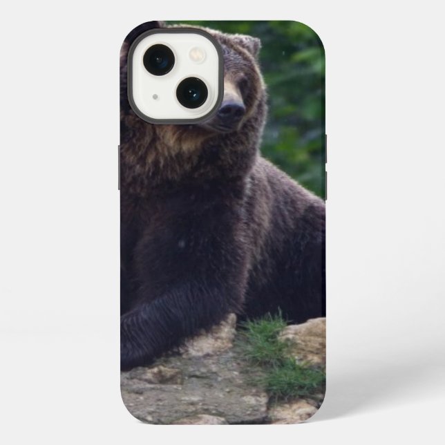 Brown bear iPhone case (Back)