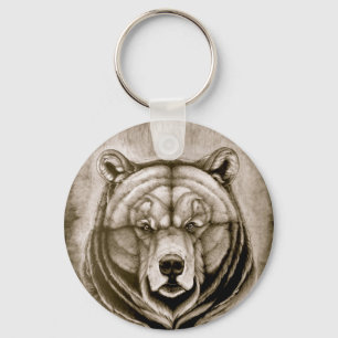 Brown Bear Key Ring