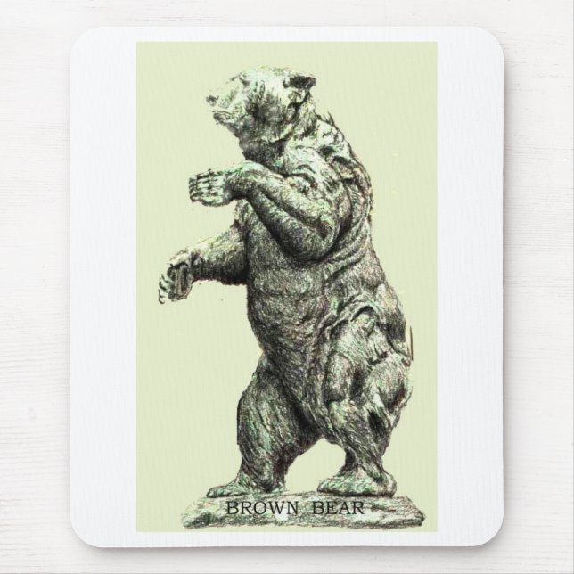 BROWN BEAR Mousepad (Front)