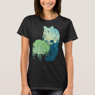 Brown Bear Nature Forest Wildlife Animal Bear T-Shirt