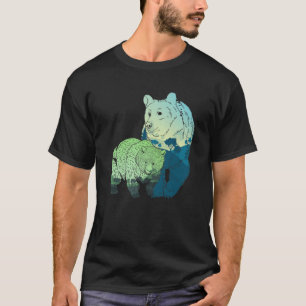 Brown Bear Nature Forest Wildlife Animal Lover Bea T-Shirt
