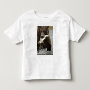 Brown bear, or Coastal Grizzly Bear, Ursus Toddler T-Shirt