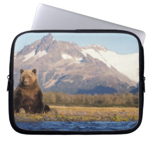 brown bear, Ursus arctos, grizzly bear, Ursus Laptop Sleeve