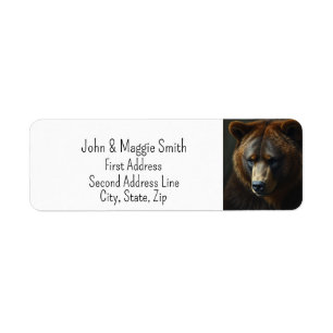 Brown Bear Wildlife Nature Animal Art