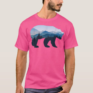 Brown Bear Wildlife Nature Forest Mountains Animal T-Shirt