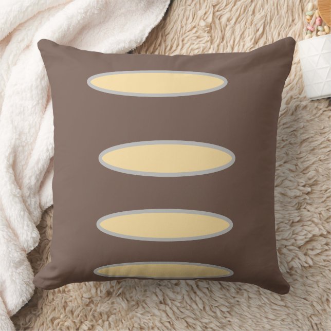 Brown Beige Cushion (Blanket)