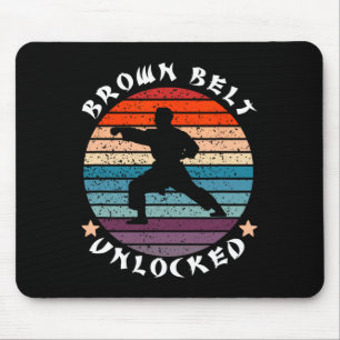 Brown Belt Level Unlocked Achievement Karate Keep  Mouse Mat