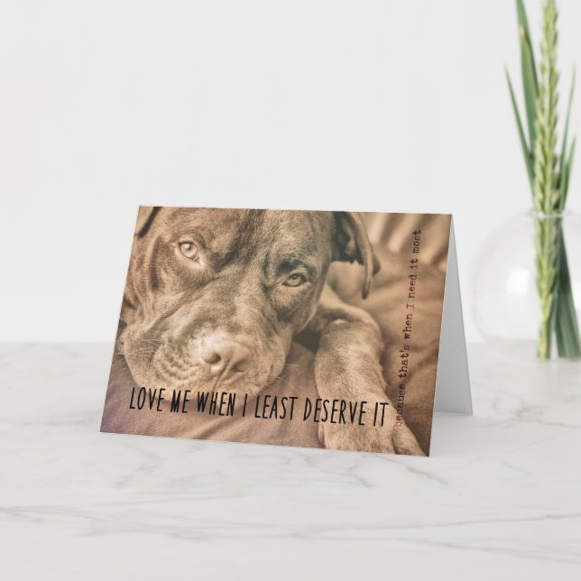 BROWN BENNY Greeting Card (Front)