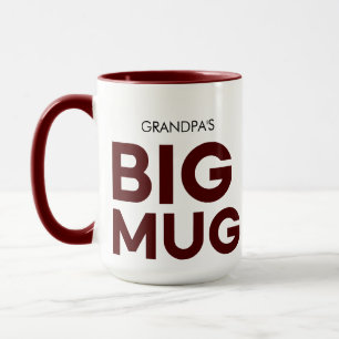 Brown Big Mug   Huge Mug   Grandather's