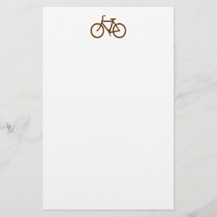 Brown Bike Stationery