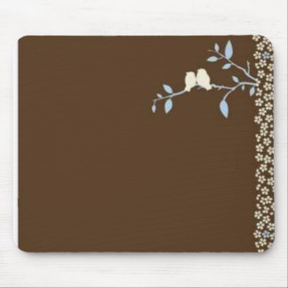 brown bird mouse mat