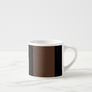 Brown, black and white stripes espresso cup