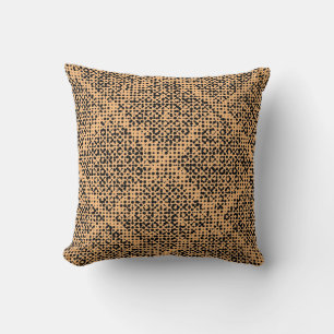 Brown Black Tan Animal Print Leopard Cushion