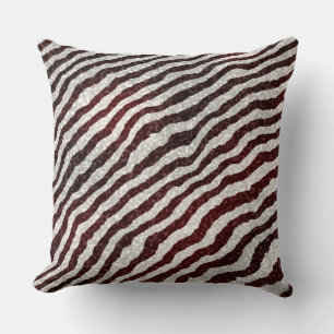 Brown Black Zebra Cushion
