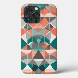 brown blue soft square iPhone 13 pro case