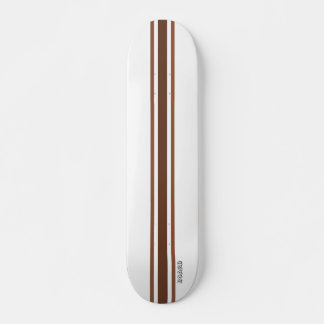 Brown board skateboard
