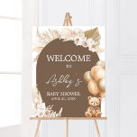 Brown Boho Bear Balloon Baby Shower Welcome Poster<br><div class="desc">Make your event special with this Gender Neutral Baby Shower with our cute and lovely printable Welcome Sign featuring adorable Boho Bear Baby Shower theme. Download,  personalise,  and create lasting memories with this perfect touch for your joyous celebration!

BS694</div>