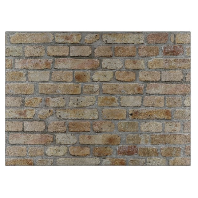 Brown Brick Wall A Novelty Design  Cutting Board (Front)