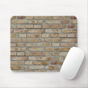 Brown Brick Wall A Novelty Design Mouse Mat