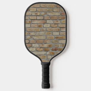 Brown Brick Wall A Novelty Design Pickleball Paddle