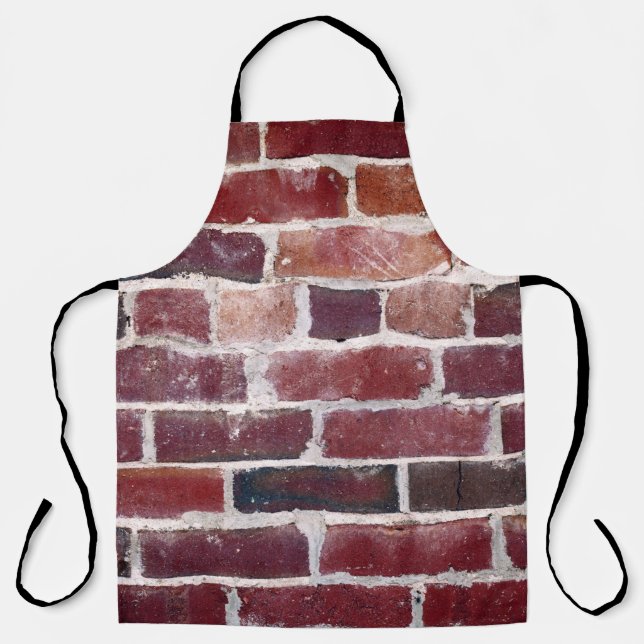 Brown brick wall apron (Front)