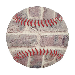 Brown Brick Wall Baseball