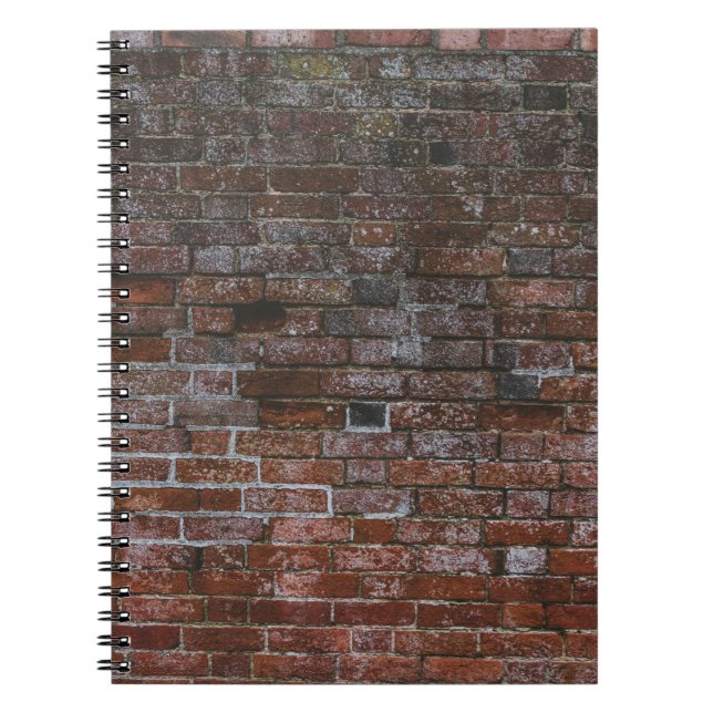 Brown brick wall notebook (Front)