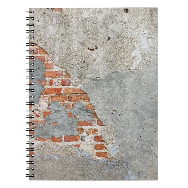 Brown brick wall notebook (Front)