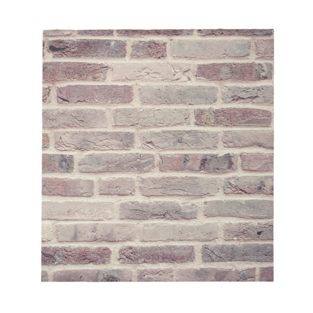 Brown Brick Wall Notepad (Front)