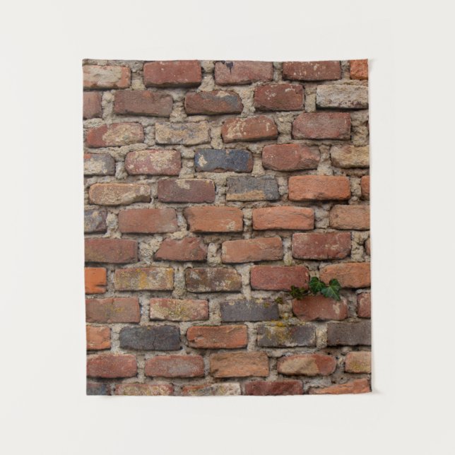 Brown brick wall tapestry (Front)