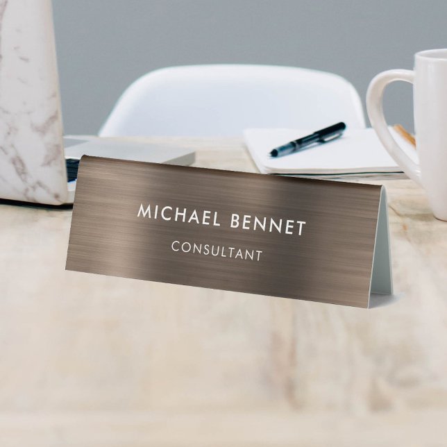  Brown Bronze Metallic Professional Business (Creator Uploaded)