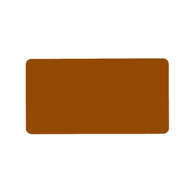 Brown,Brown (Traditional)(solid colour)  Label (Front)