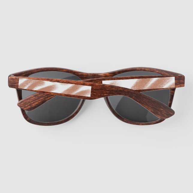 Brown brush sunglasses (Back)