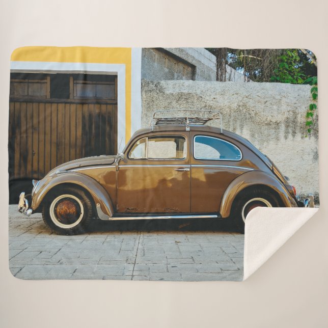 BROWN BUG SHERPA BLANKET (Front (Horizontal))