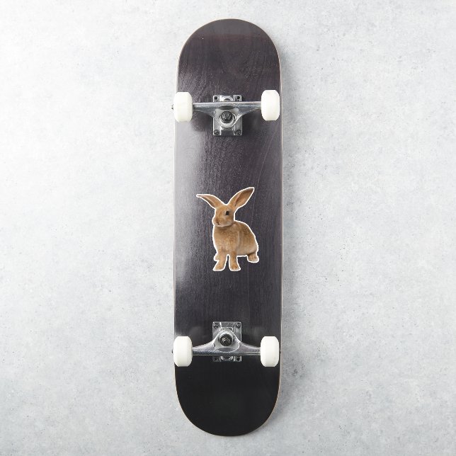 Brown Bunny Sticker (Skateboard)