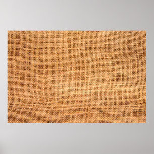 Brown burlap cloth background or sack cloth poster