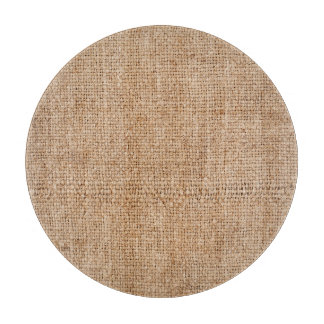 Brown burlap texture, rustic sackcloth. cutting board