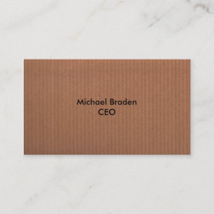 Brown Business Card