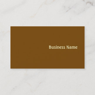 Brown Business Card