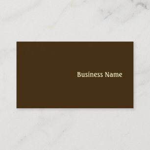 Brown Business Card