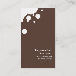 Brown business card (013)