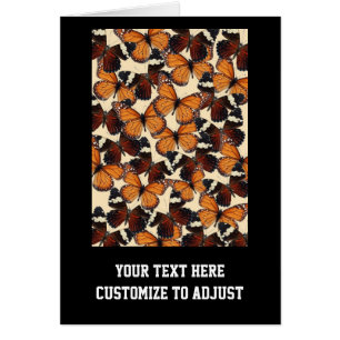 Brown butterfly pattern